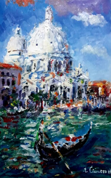 Pittura intitolato "Venecia. Acrilico s…" da Jose Camero Hernandez, Opera d'arte originale, Acrilico