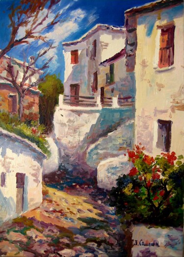 Painting titled "Alpujarra, Granada.…" by Jose Camero Hernandez, Original Artwork, Acrylic