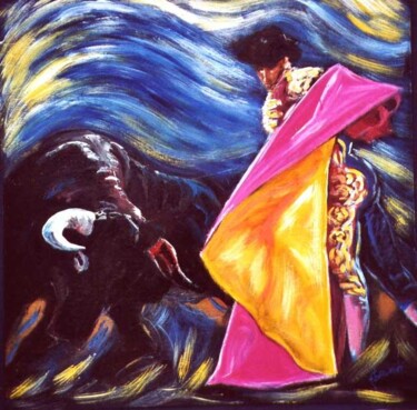 Peinture intitulée "noces d'or" par José Cano, Œuvre d'art originale
