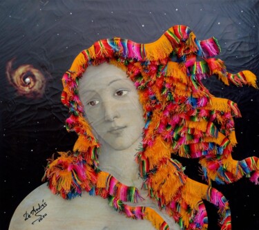 Collages intitulée "El Nacimiento de Ve…" par Jose De Andrés, Œuvre d'art originale, Travail numérique 2D