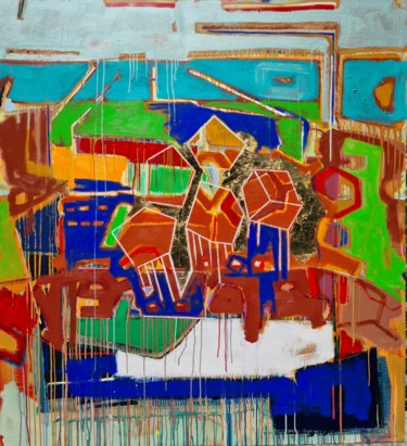 #Landscapes 1...2...3 Pittura intitolato "#Landscapes 1...2..…" da José Fonte, Opera d'arte originale, Acrilico