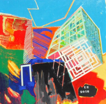 Malerei mit dem Titel "Get up" von José Fonte, Original-Kunstwerk, Acryl