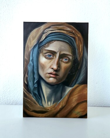 Painting titled "Vacío Interior" by Jose Francisco Padilla Reyes, Original Artwork, Oil Mounted on Wood Stretcher frame