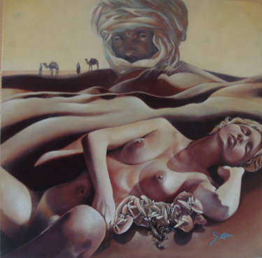 Malarstwo zatytułowany „MIRAGES” autorstwa José Garcia (GARBEL), Oryginalna praca, Akryl