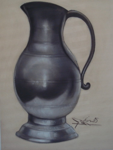 Drawing titled "ETAIN" by José Garcia (GARBEL), Original Artwork, Pastel