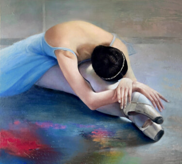 绘画 标题为“Bailarina ballet ul…” 由Jose Gil, 原创艺术品, 油