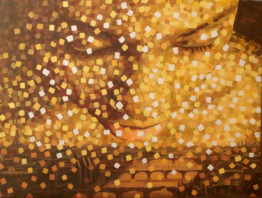 Schilderij getiteld "El Sueño (The Dream…" door José Gislero, Origineel Kunstwerk, Acryl