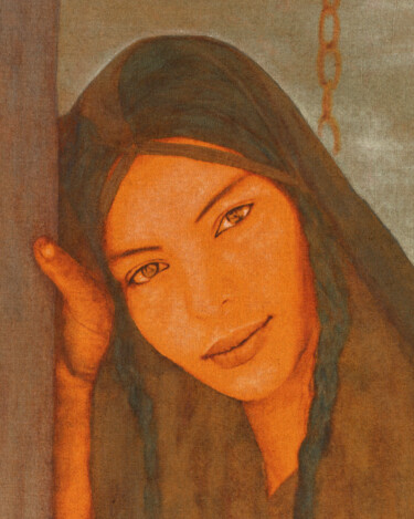 Картина под названием "Al Kufrah, Series:…" - José Gislero, Подлинное произведение искусства, Масло