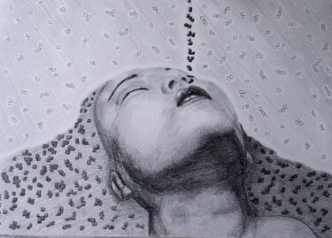 Dessin intitulée "Inspiración" par José Gislero, Œuvre d'art originale, Graphite