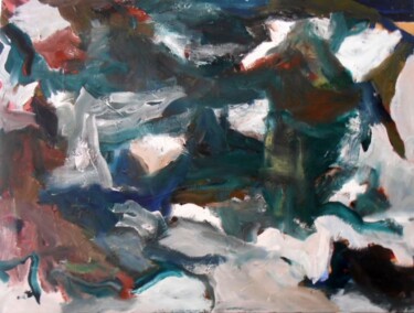 Pittura intitolato "marina.jpg" da Jose Heriberto Simon, Opera d'arte originale, Olio