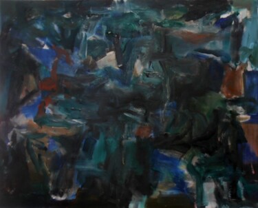 Painting titled "abstraccion-2" by Jose Heriberto Simon, Original Artwork, Oil