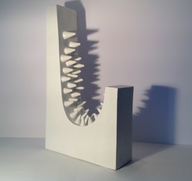Sculpture intitulée "Sensitive 1" par Jose Hernandez, Œuvre d'art originale, Terre cuite