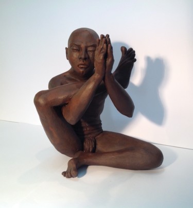 Sculpture intitulée "Le buto" par Jose Hernandez, Œuvre d'art originale, Terre cuite
