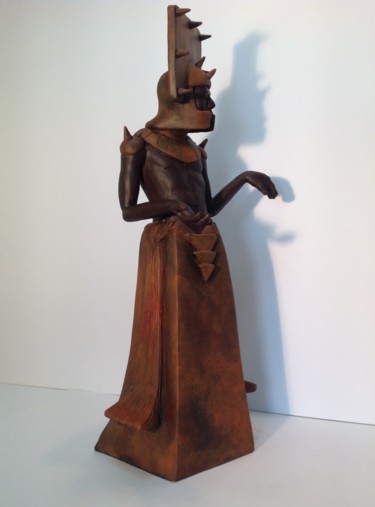 Sculpture intitulée "L'élégant" par Jose Hernandez, Œuvre d'art originale, Terre cuite