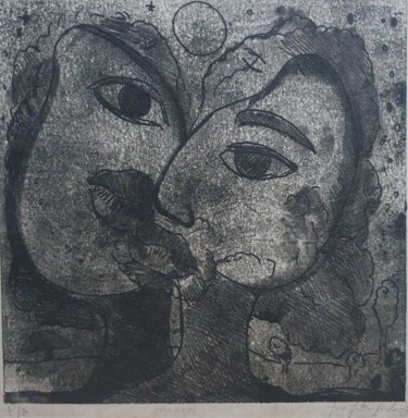 Εκτυπώσεις & Χαρακτικά με τίτλο "Mangos" από Jose Jackson Gudamuz, Αυθεντικά έργα τέχνης, Μονοτυπία