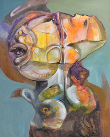 Pintura titulada "Abstracto 3.1.23" por Jose Luis Madrazo Gastaudi, Obra de arte original, Acrílico Montado en Bastidor de c…