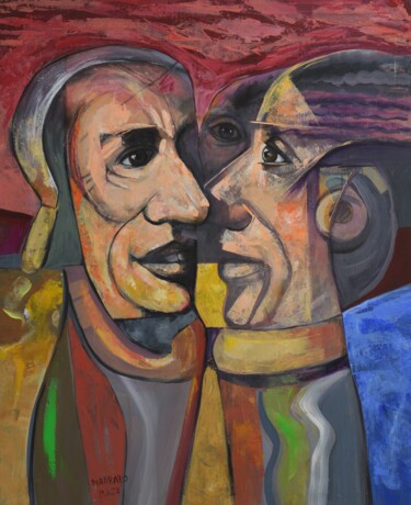 Schilderij getiteld "Rusia solicitando s…" door Jose Luis Madrazo Gastaudi, Origineel Kunstwerk, Acryl Gemonteerd op Frame v…