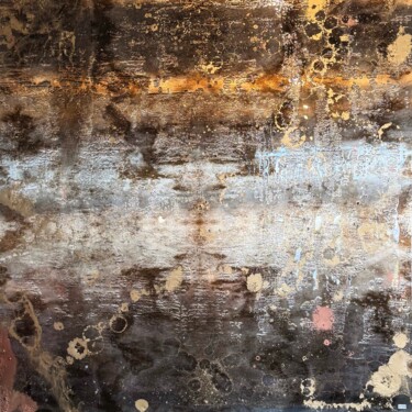 Картина под названием "Cosmic Dust" - José Salcedo, Подлинное произведение искусства, Акрил Установлен на Деревянная рама дл…