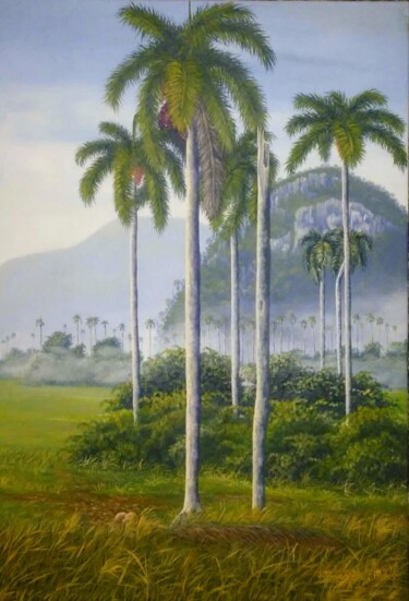 Peinture intitulée "La Real De Cuba" par José Manuel Gonzàlez, Œuvre d'art originale