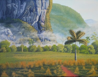 Pintura titulada "Calida mañana" por José Manuel Gonzàlez, Obra de arte original, Oleo