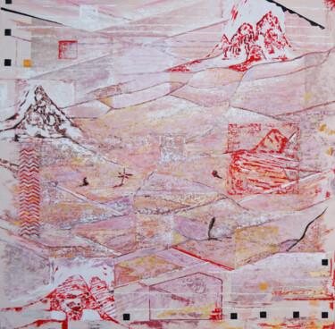 Картина под названием "Paisatge19" - Jose María Cal, Подлинное произведение искусства, Масло Установлен на Деревянная рама д…