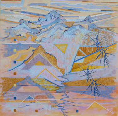 Pintura titulada "Paisatge20" por Jose María Cal, Obra de arte original, Oleo Montado en Bastidor de camilla de madera