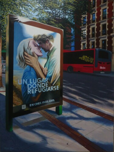 Картина под названием "A place of refuge /…" - Jose Ramon Muro Pereg (JRMuro), Подлинное произведение искусства, Акрил