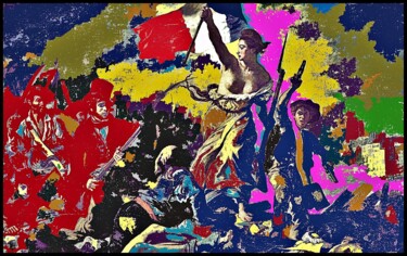 Arte digitale intitolato "La libertad colores" da Jose Raul Ros, Opera d'arte originale