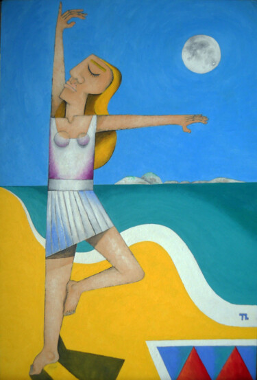Peinture intitulée "Noite Branca" par José Roberto Teixeira Leite Junior, Œuvre d'art originale, Huile