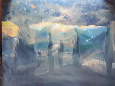Pittura intitolato "Jour de tempête" da Jose Sousa, Opera d'arte originale, Acrilico
