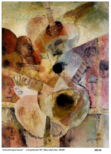Pintura intitulada "concerto-para-louco…" por Jose Teixeira, Obras de arte originais