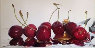 "Caudal" Peinture intitulée ""Caudal"" par Yaruro, Œuvre d'art originale, Huile Monté sur Châssis