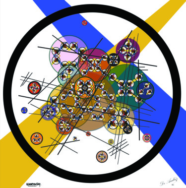 Arte digitale intitolato "circulos-dentro-de-…" da Jose De Andrés, Opera d'arte originale, Altro