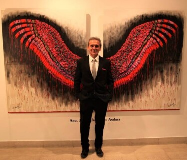 "Lucifer... ángel o…" başlıklı Kolaj Jose De Andrés tarafından, Orijinal sanat, Akrilik