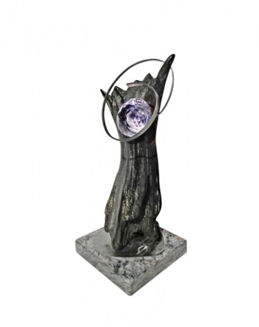 Sculpture titled "MORENA ROSA" by Jose Americo Pedroso Marques De Oliveira, Original Artwork, Mixed Media