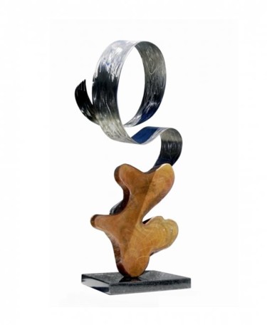 Sculpture titled "FLOR DO BAILE" by Jose Americo Pedroso Marques De Oliveira, Original Artwork, Mixed Media