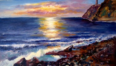 Marina. Acrilico sobre lienzo Pintura titulada "Marina. Acrilico so…" por Jose Camero Hernandez, Obra de arte original, Acrílico