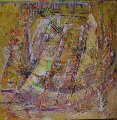 Peinture intitulée "grand mat" par Jose Curti, Œuvre d'art originale, Huile