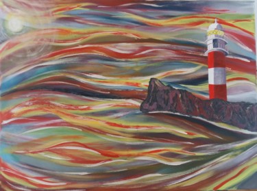 Painting titled "Faro" by Dbaez, Original Artwork, Acrylic