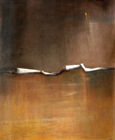 Dessin intitulée "Woda Umarla n°5 (ea…" par Josef Ciesla, Œuvre d'art originale, Pastel Monté sur Autre panneau rigide