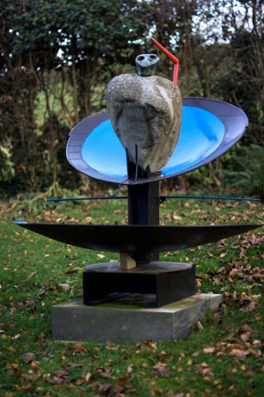 Sculpture intitulée "Solaire" par Josef Ciesla, Œuvre d'art originale, Pierre