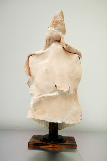 Sculpture intitulée "Moraine Blanche" par Josef Ciesla, Œuvre d'art originale, Terre cuite