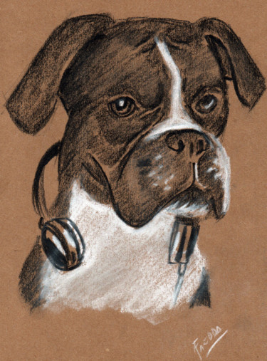 Drawing titled "pet-portrait.jpg" by Jose Faedda, Original Artwork, Graphite