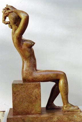 Sculpture intitulée "la coiffure  1/8  (…" par José  Herrera, Œuvre d'art originale