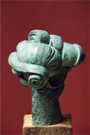 Sculpture intitulée "petite tête  5/6  (…" par José  Herrera, Œuvre d'art originale