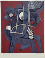 Dessin intitulée "Cheval ailé 4 coule…" par José  Herrera, Œuvre d'art originale