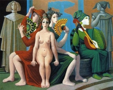 Painting titled "le message caché de…" by José  Herrera, Original Artwork