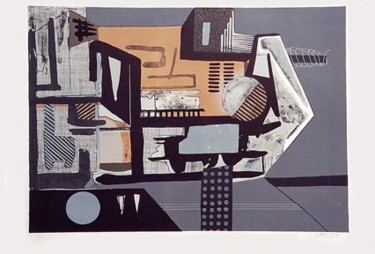 Drawing titled "Structure industrie…" by José  Herrera, Original Artwork