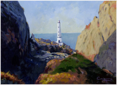"Ojo al Mar" Peinture intitulée ""Ojo al Mar"" par Jose Luis Santamaria Campos, Œuvre d'art originale, Acrylique