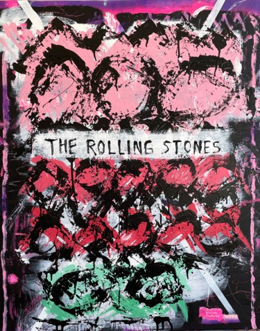 Peinture intitulée "THE ROLLING STONES" par Jose Luis Ramírez Portolés, Œuvre d'art originale, Acrylique